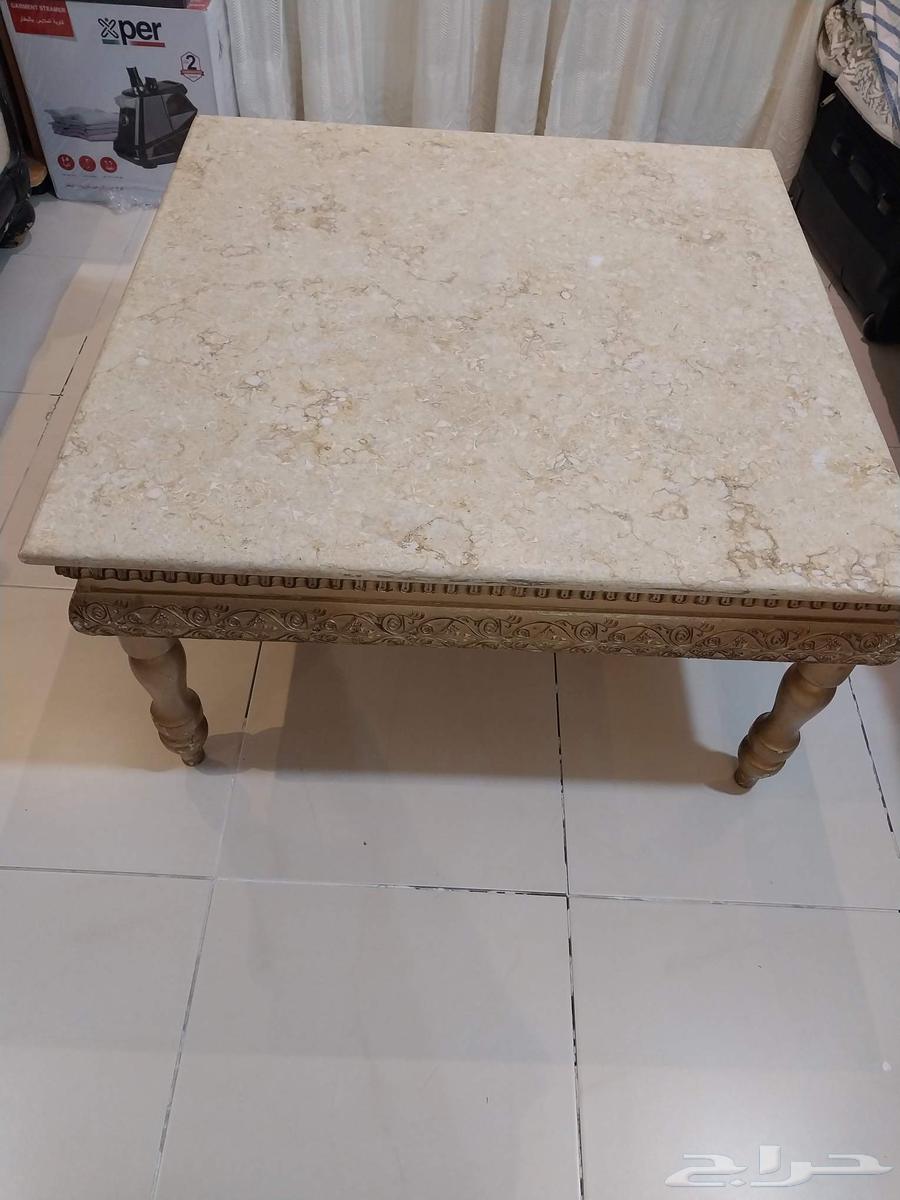 طاولة رخام وخشب مزخرفة وجميلة64415464791298110