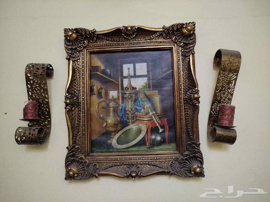 لوحة فنية قديمة بإطار مزخرف للبيع64412387704451110