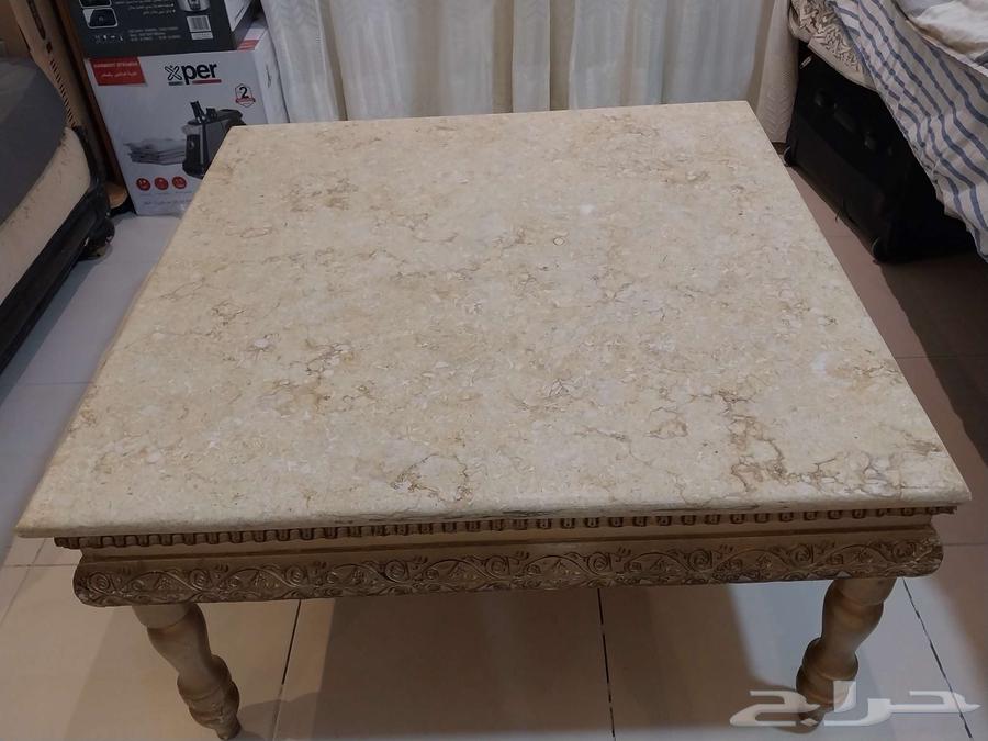 طاولة رخام وخشب مزخرفة وجميلة64415464791298112