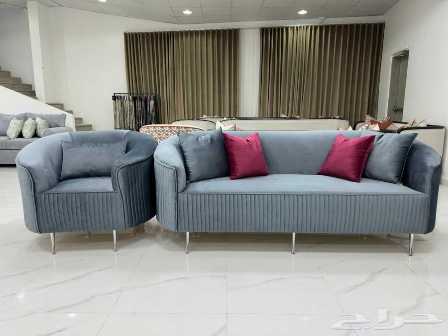 طقم كنب جديد 11 شخص ثلاث قطع ثلاثية وقطعتين مفرد64414263399427111