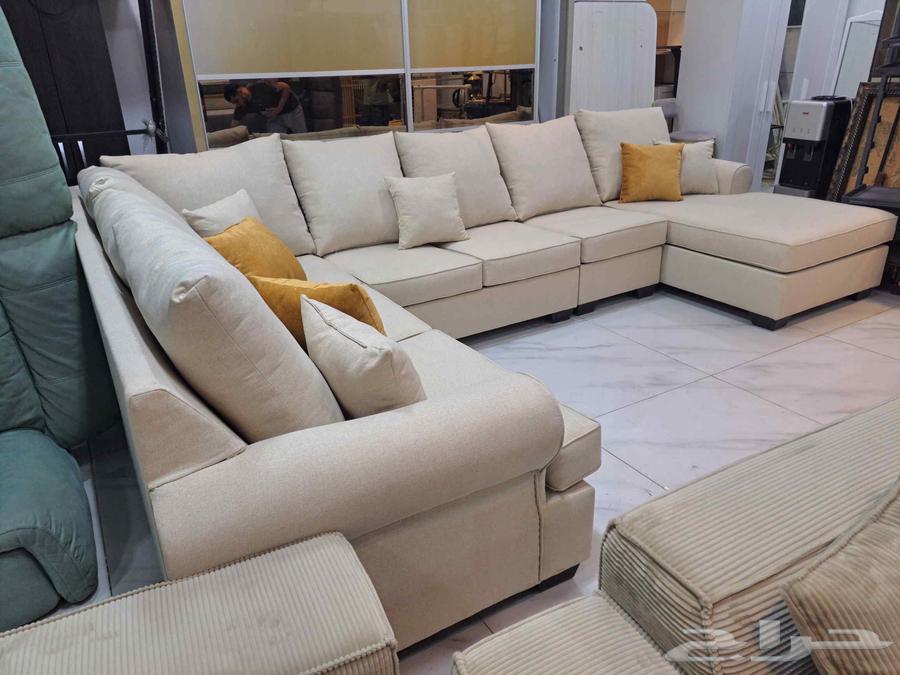 كنب مدرن ماركة ايشلي حرف U64418931404419111