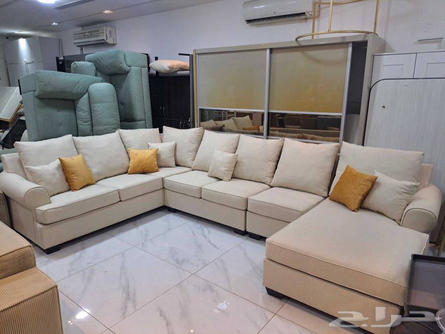 كنب مدرن ماركة ايشلي حرف U64418931404419110