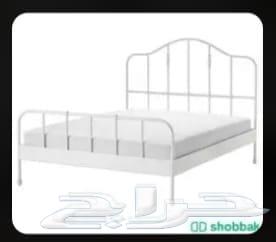 IKEA bed, almost new, double with mattress64413772042241110