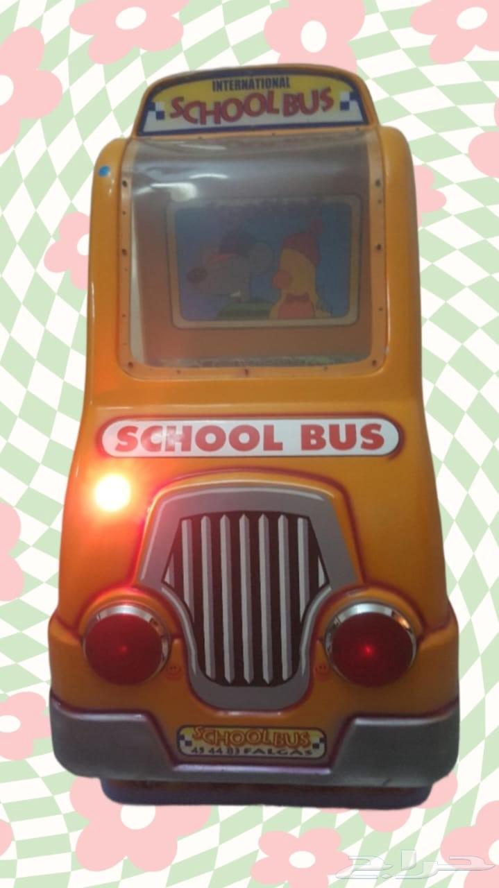 لعبة كهربائية مجسم باص مدرسة64414104130177111