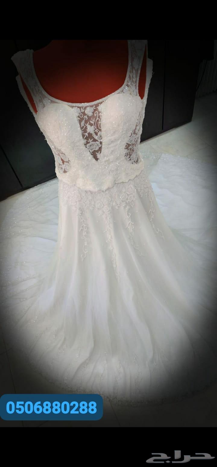 فستان زفاف تصميم لبناني ملبوس مرةفقط قياس سمول وصلح العيب64415934810113110