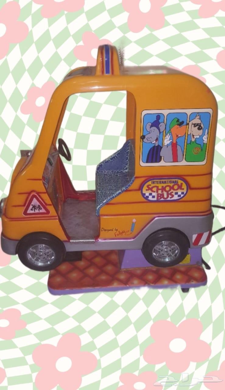 لعبة كهربائية مجسم باص مدرسة64414104130177110