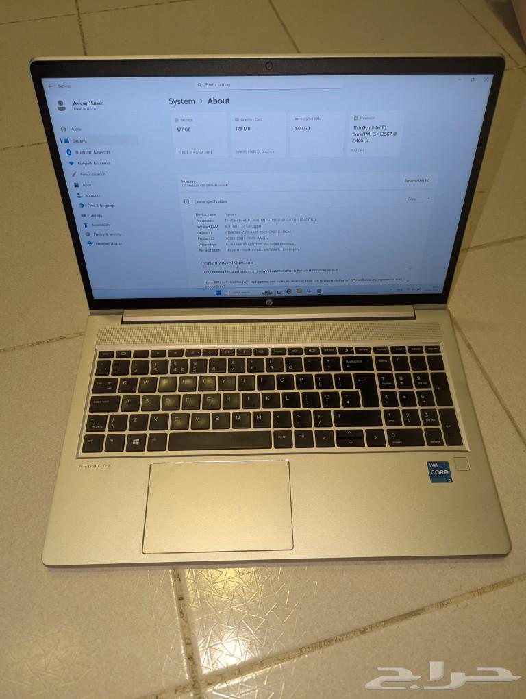 لابتوب اتش بي i5 500gb SSD Laptop HP64417766477569110