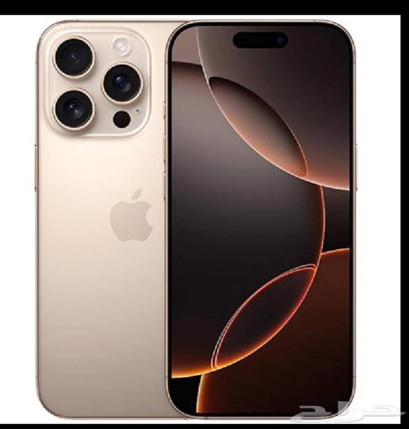 للبيع جهاز ايفون 16 برو ماكس جديد الون تيتانيوم صحراوى64415894703234110