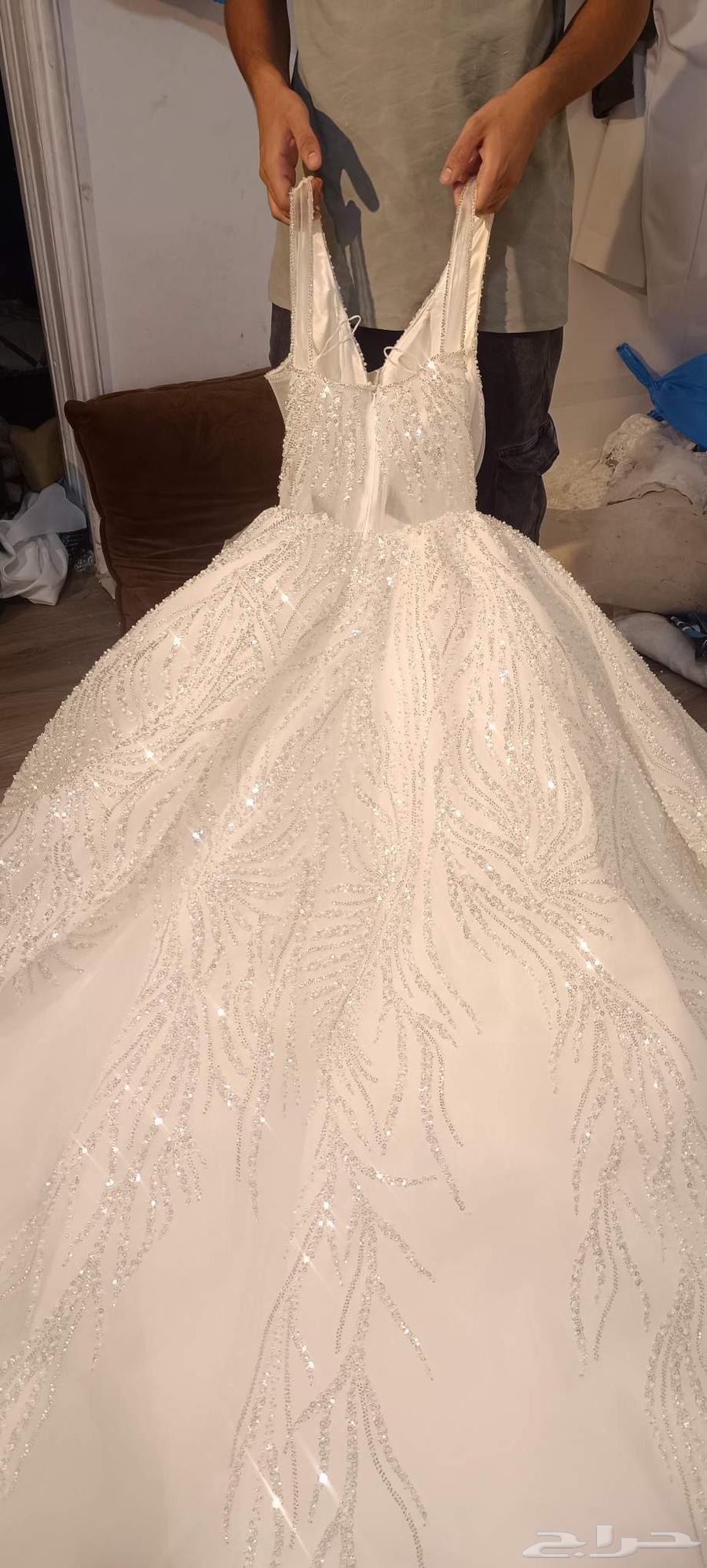 فستان زفاف جازار كتلوج قطعة فضي السعر 500 ريال64418797656963113