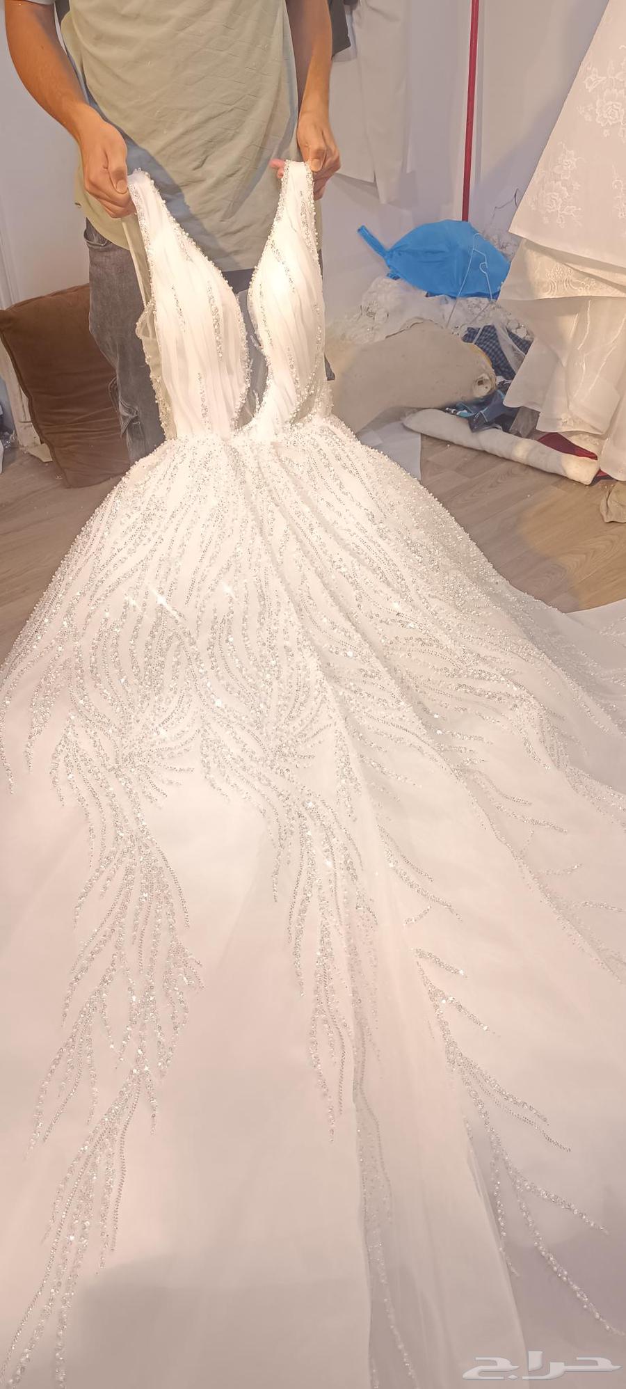 فستان زفاف جازار كتلوج قطعة فضي السعر 500 ريال64418797656963111