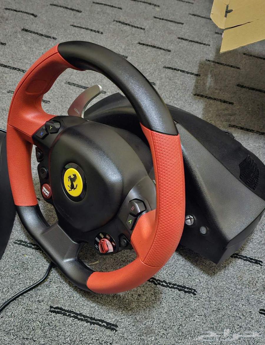للبيع دركسون Thrustmaster Ferrari 458 جديد استلمته البارح64412789145986111