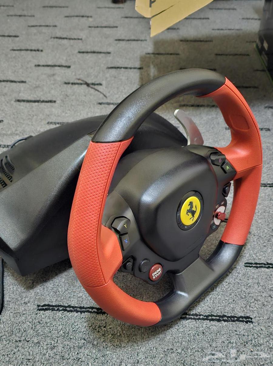 للبيع دركسون Thrustmaster Ferrari 458 جديد استلمته البارح64412789145986113