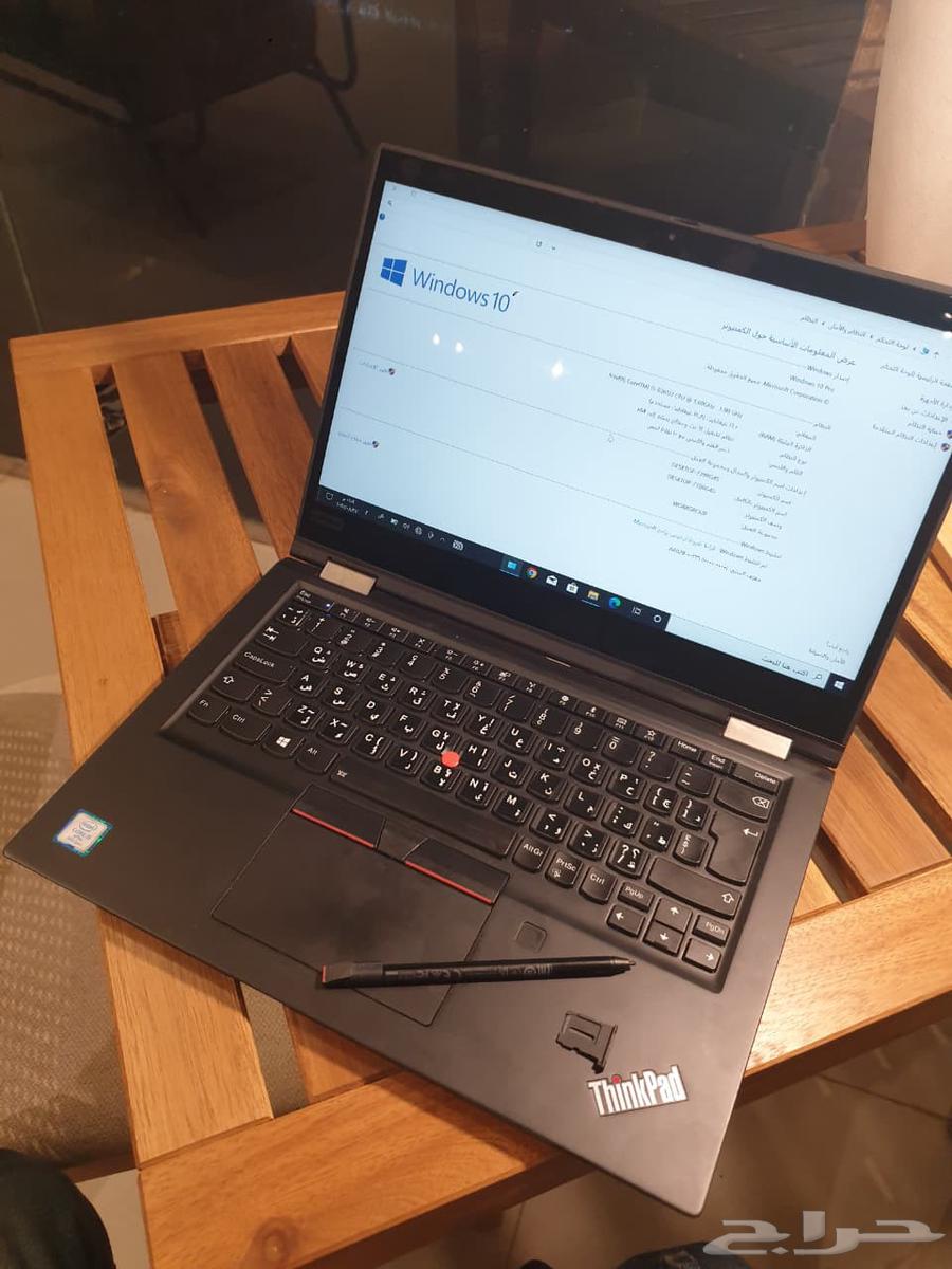 لابتوب لينوفو موديل يوجاX390معالجCi5 رام 16 هارد 51264415074344833110