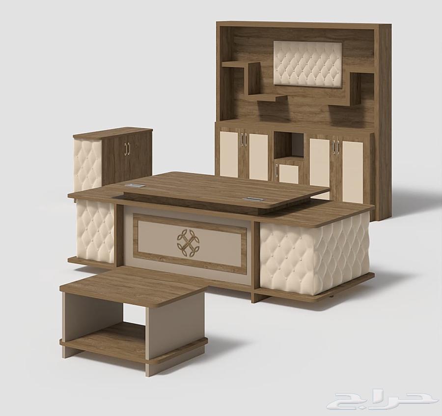 اثاث مكتب طقم مدير فخم موجود جديد جمله سعر64421053570307110