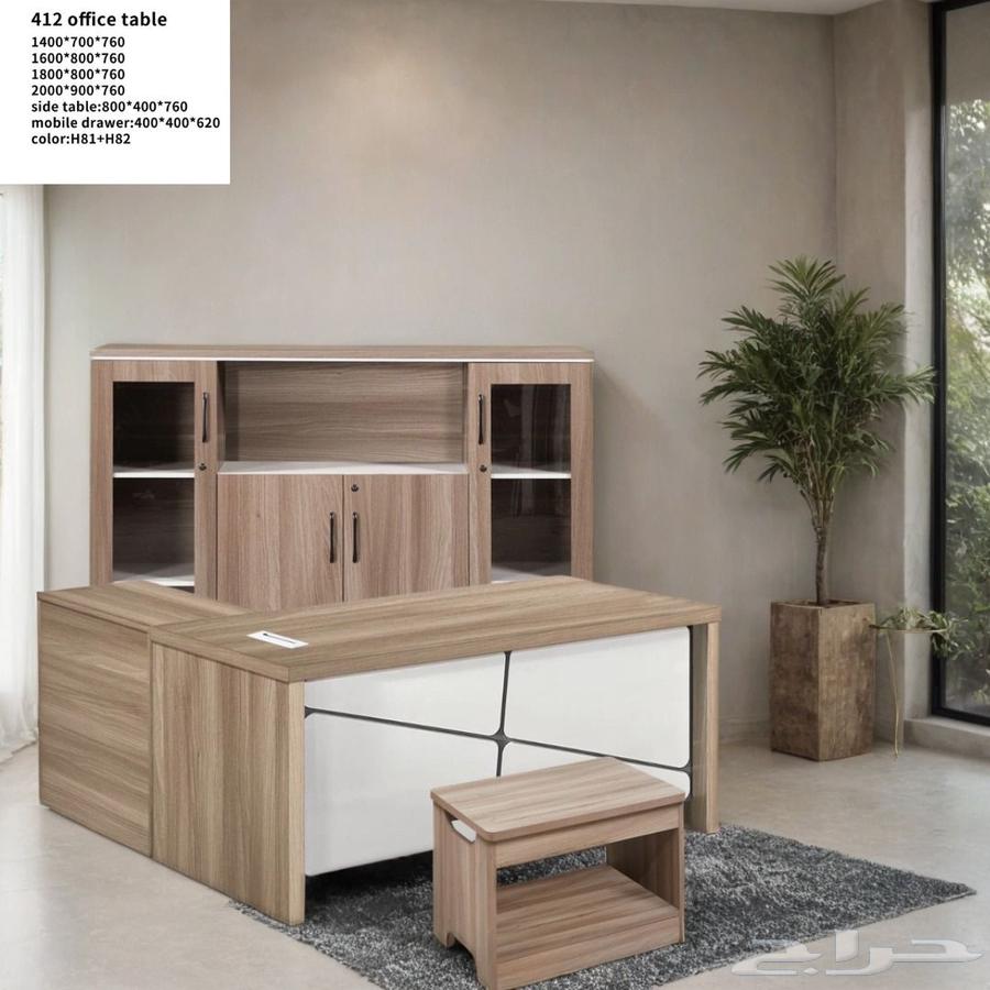 اثاث مكتب طقم مدير فخم موجود جديد جمله سعر64421053570307112