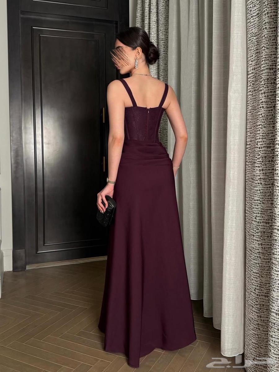 فستان سهره برغندي بكورسيه دانتيل64425354038018113