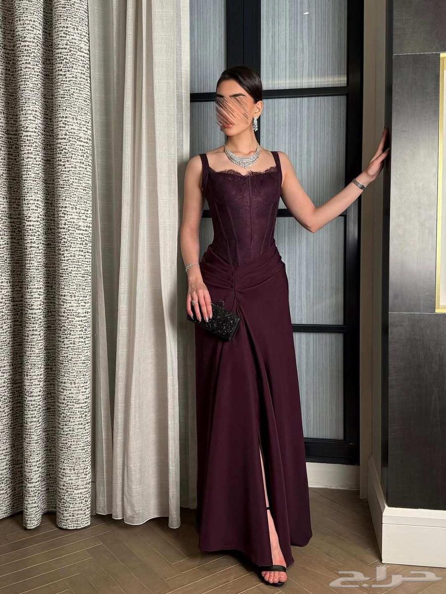 فستان سهره برغندي بكورسيه دانتيل64425354038018110