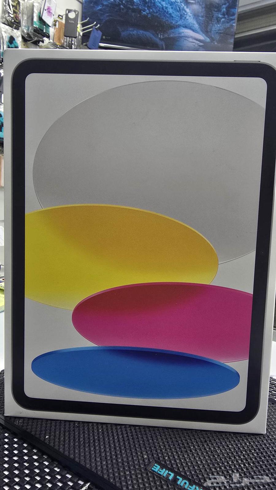 ايباد ابل A16 جديد بقراطيسه 128 جيجا فضي64419318677121110