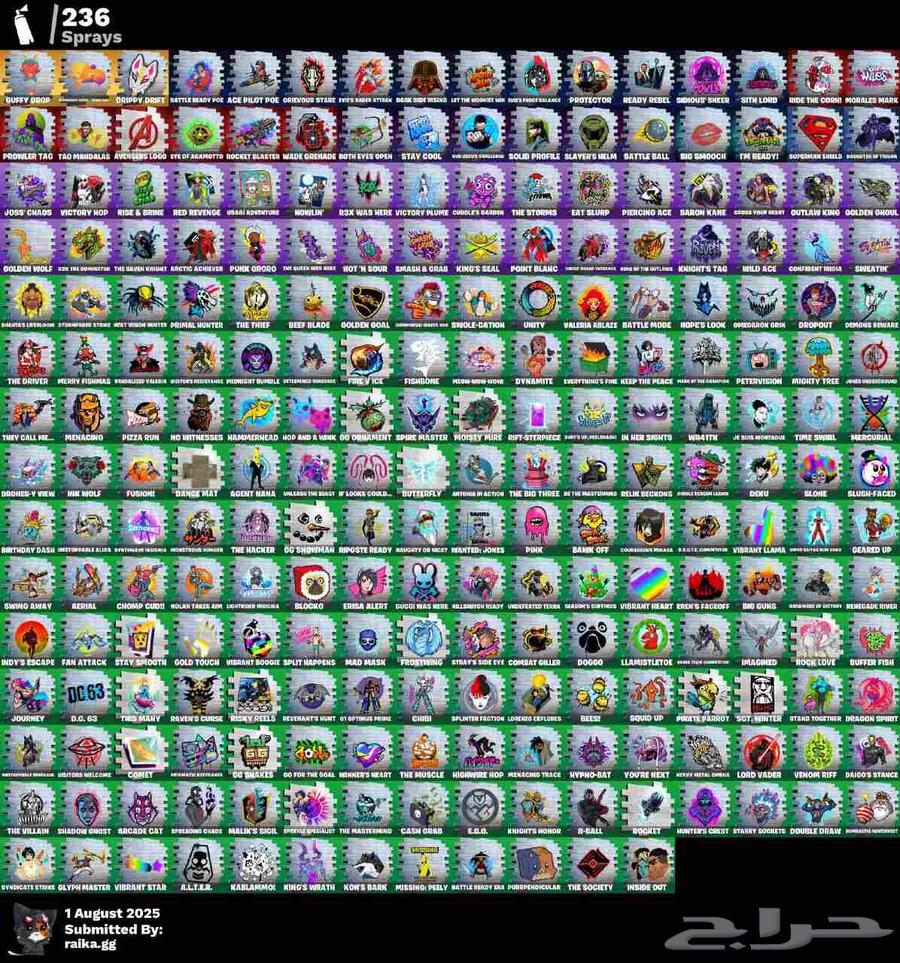 حساب فورتنايت بي 125ريال عدد السكنات فوق 140اسكن64424950341378113