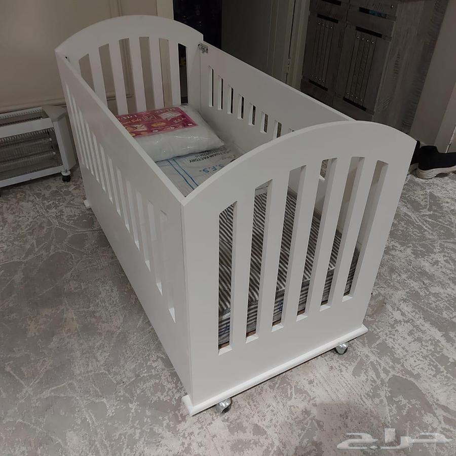 سرير أطفال خشب مواليد 60   12064421472102914111