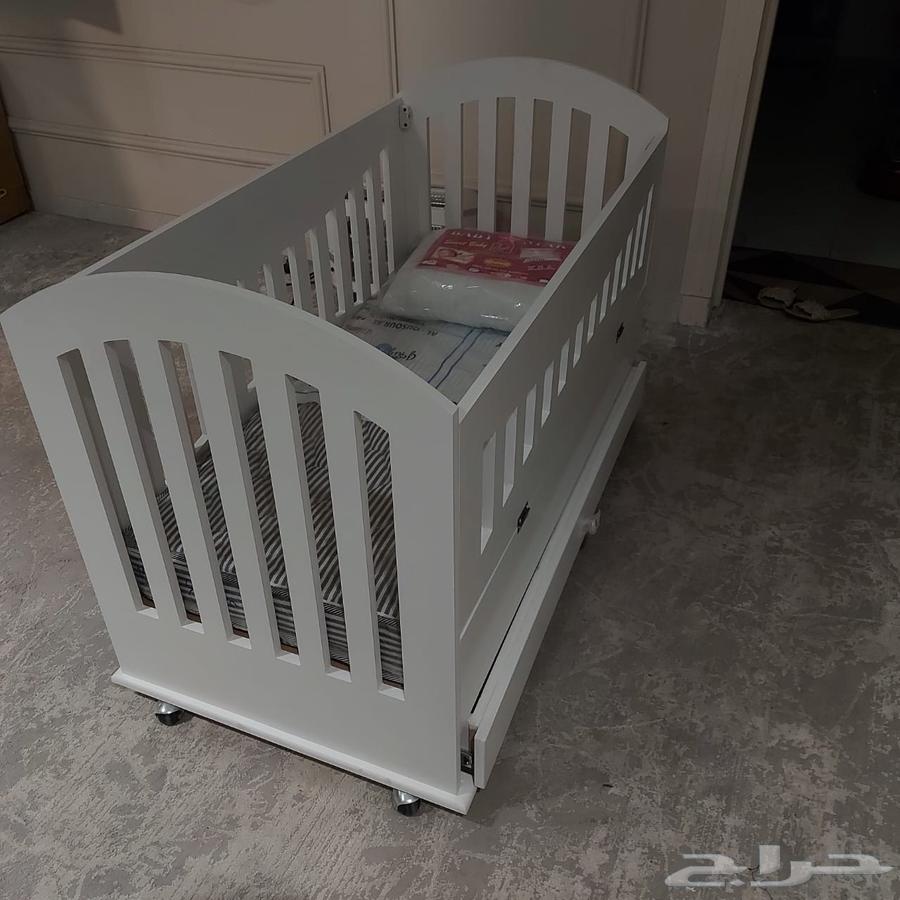 سرير أطفال خشب مواليد 60   12064421472102914110