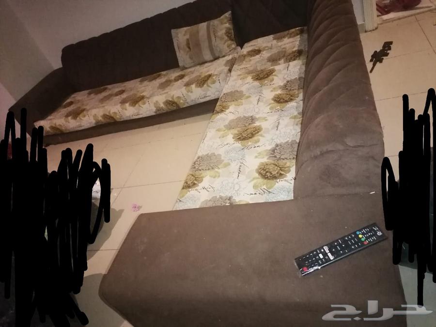 دولاب مطبخ 8 متر تقريبا وكنب ارضي نظيف 6 قطع64420553265537113