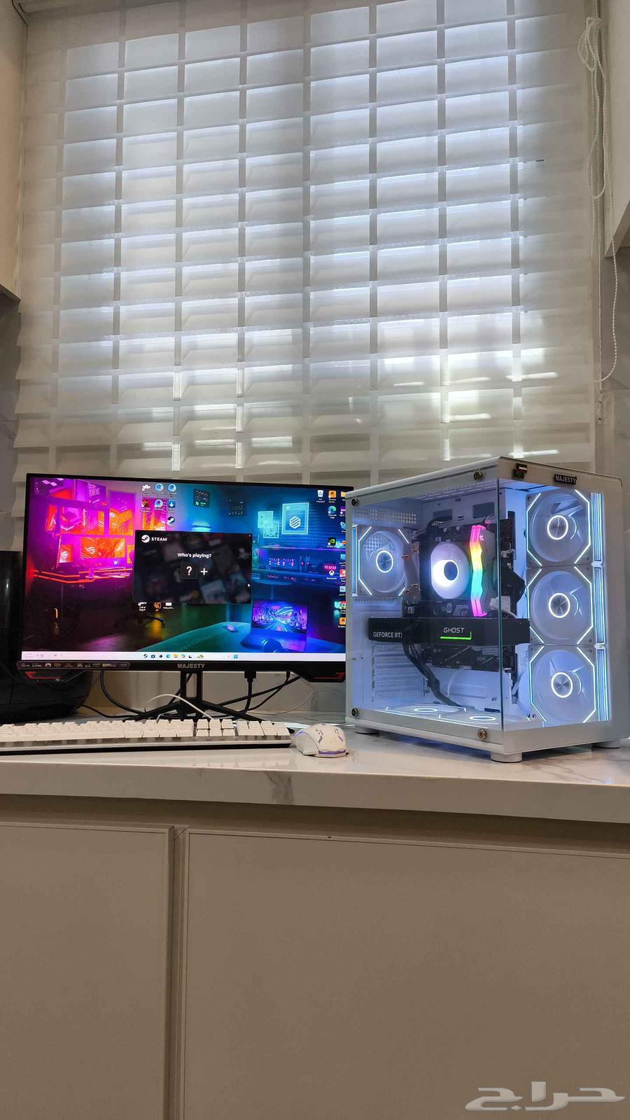 Powerful PC RTX 5060 I5 14400F DDR5 with Monitor64422218934530113