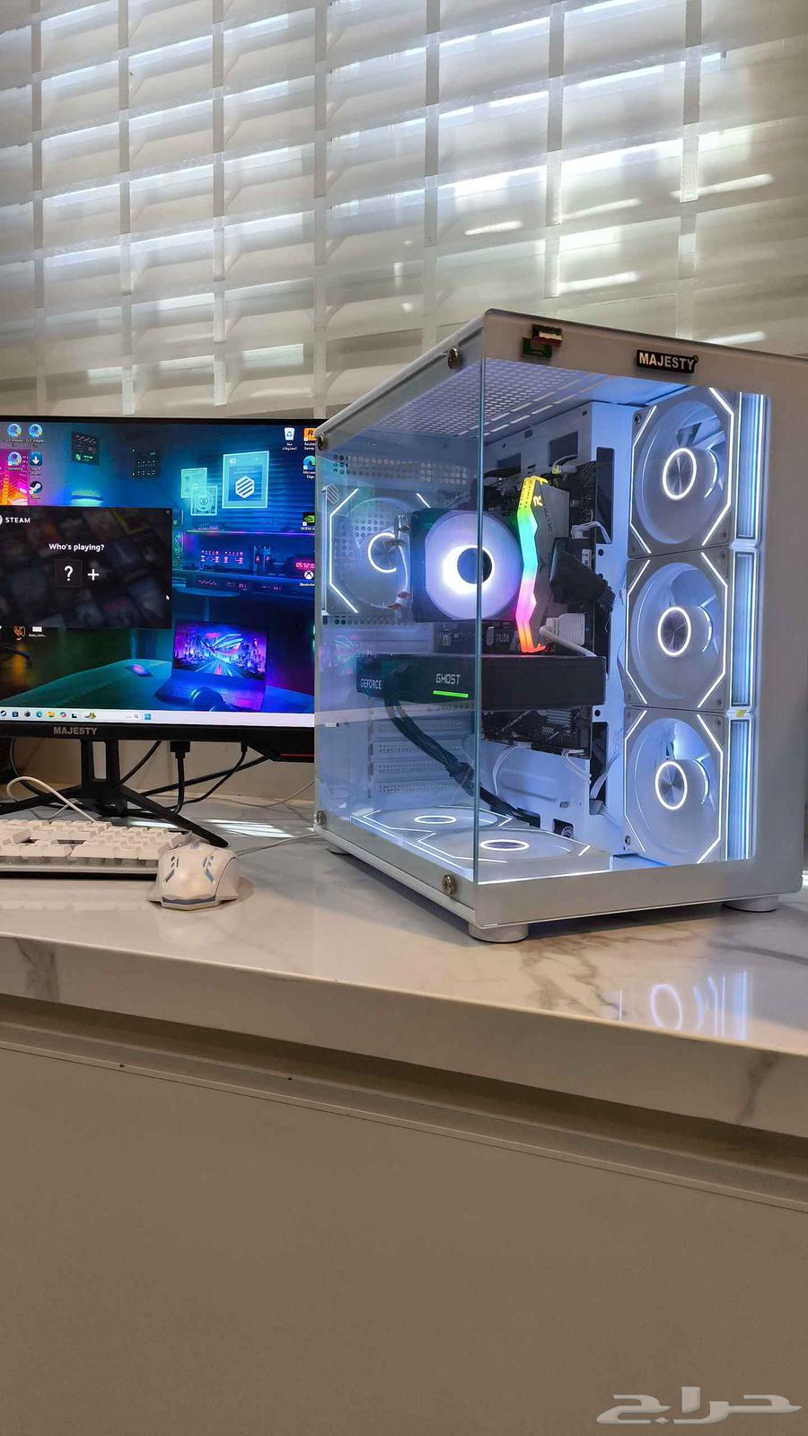 Powerful PC RTX 5060 I5 14400F DDR5 with Monitor64422218934530111