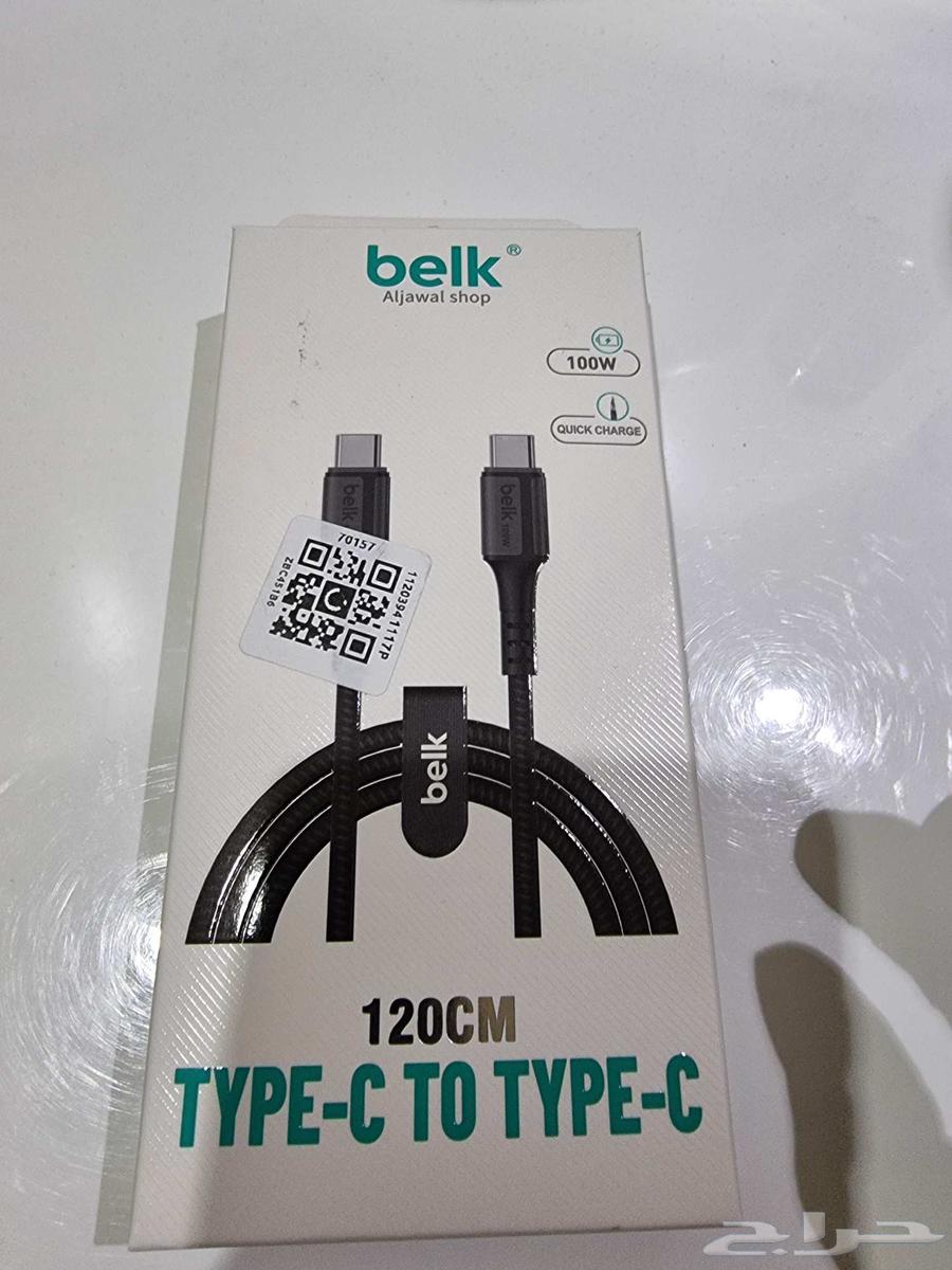 كيبل تايب سي تايب سي بقوة 100 واط وبطول 1.2 متر64420202860289112