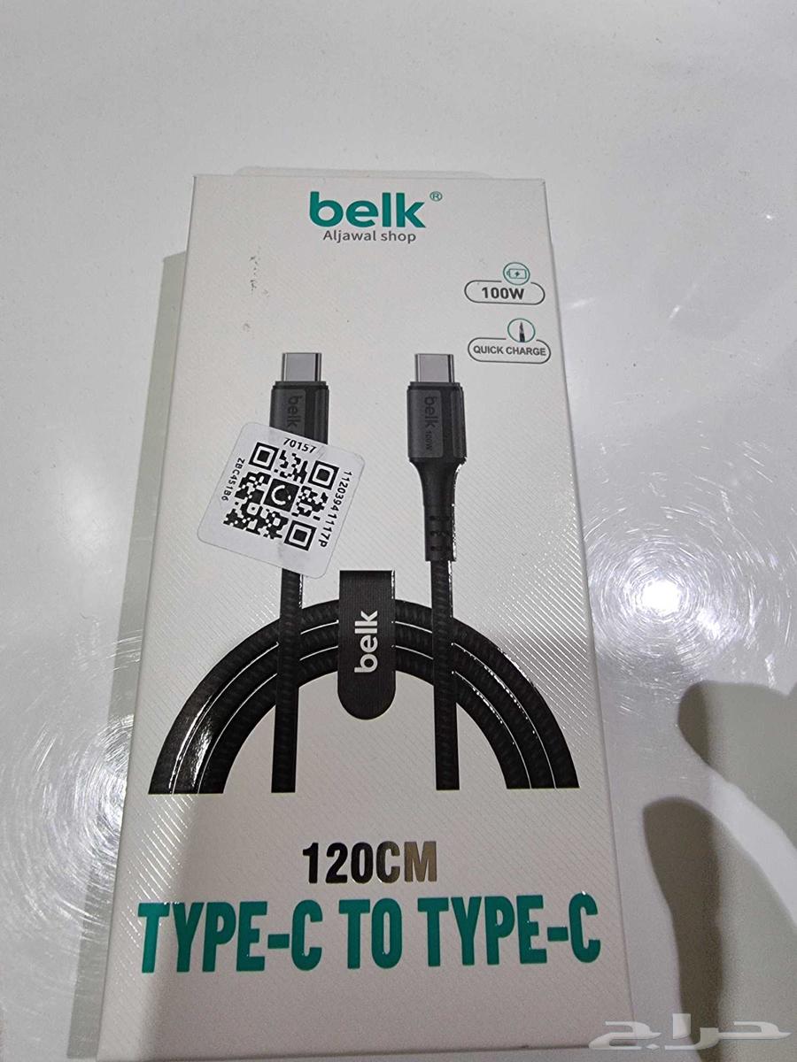 كيبل تايب سي تايب سي بقوة 100 واط وبطول 1.2 متر64420202860289113