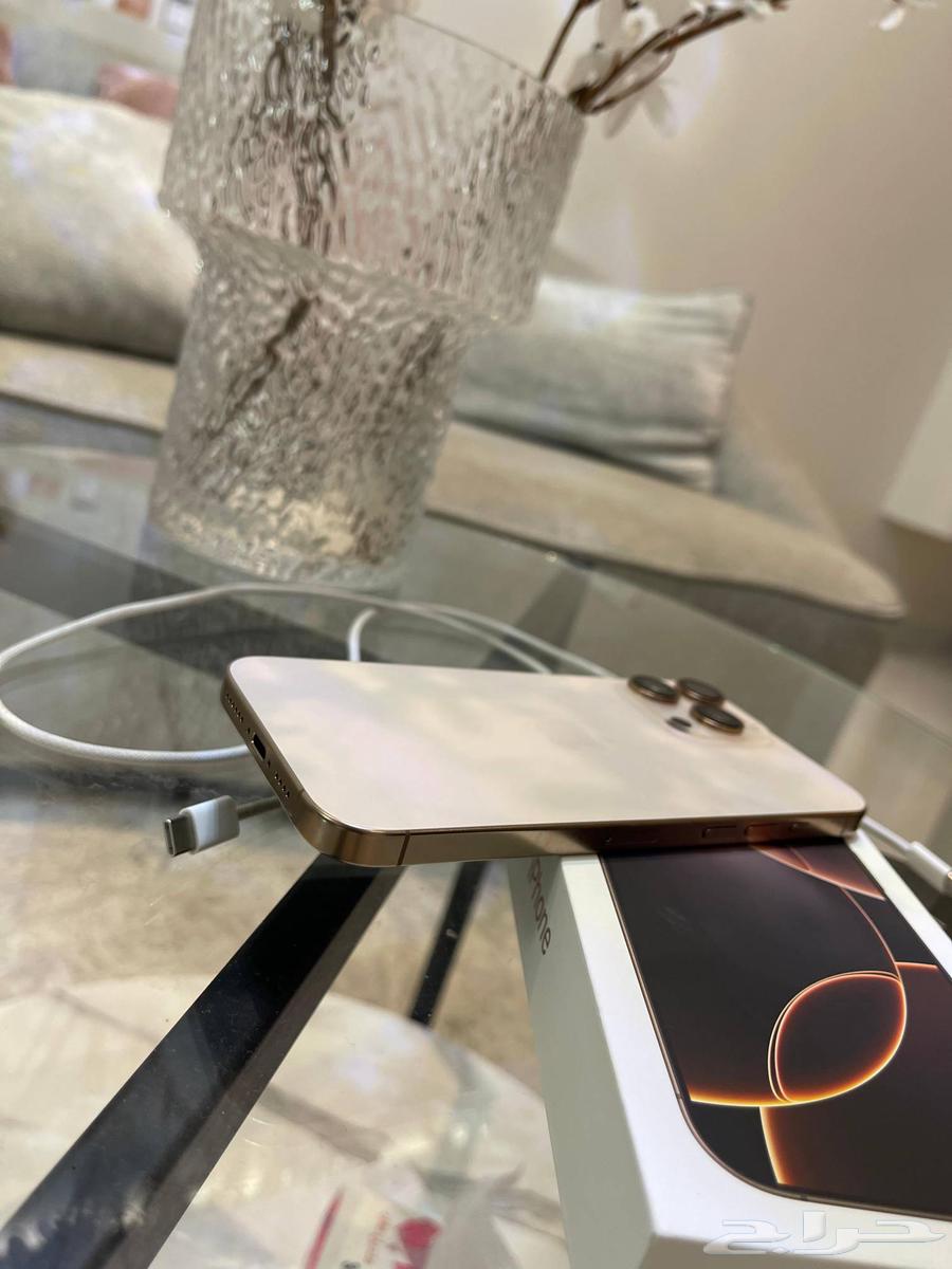 ايفون 16 برو ماكس تيتانيوم صحراوي IPHONE 16 PRO MAX 256GB64420377739138112