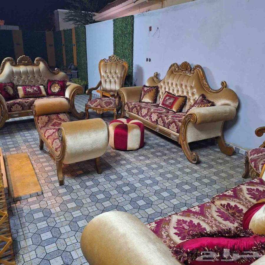 كنب تركي ملكي خشب أصلي صامطة64424489026434111