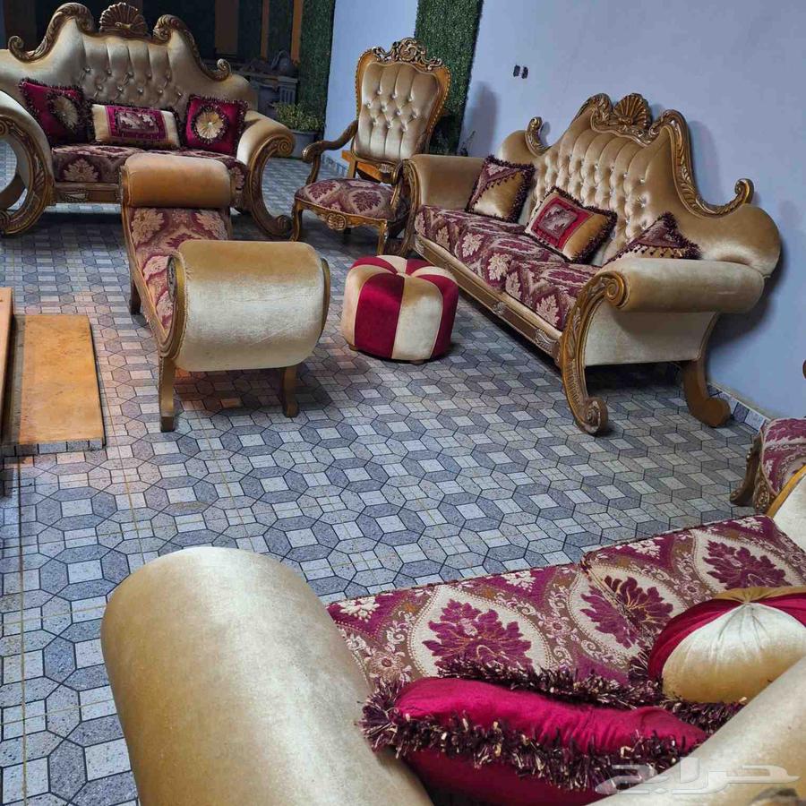 كنب تركي ملكي خشب أصلي صامطة64424489026434113