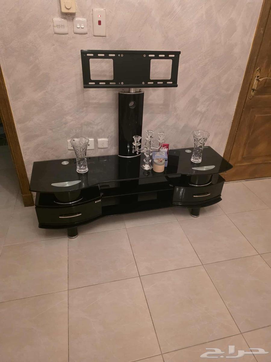 Excellent glass dining table and 8 chairs with 8 table covers, glass TV stand with64422028279299111