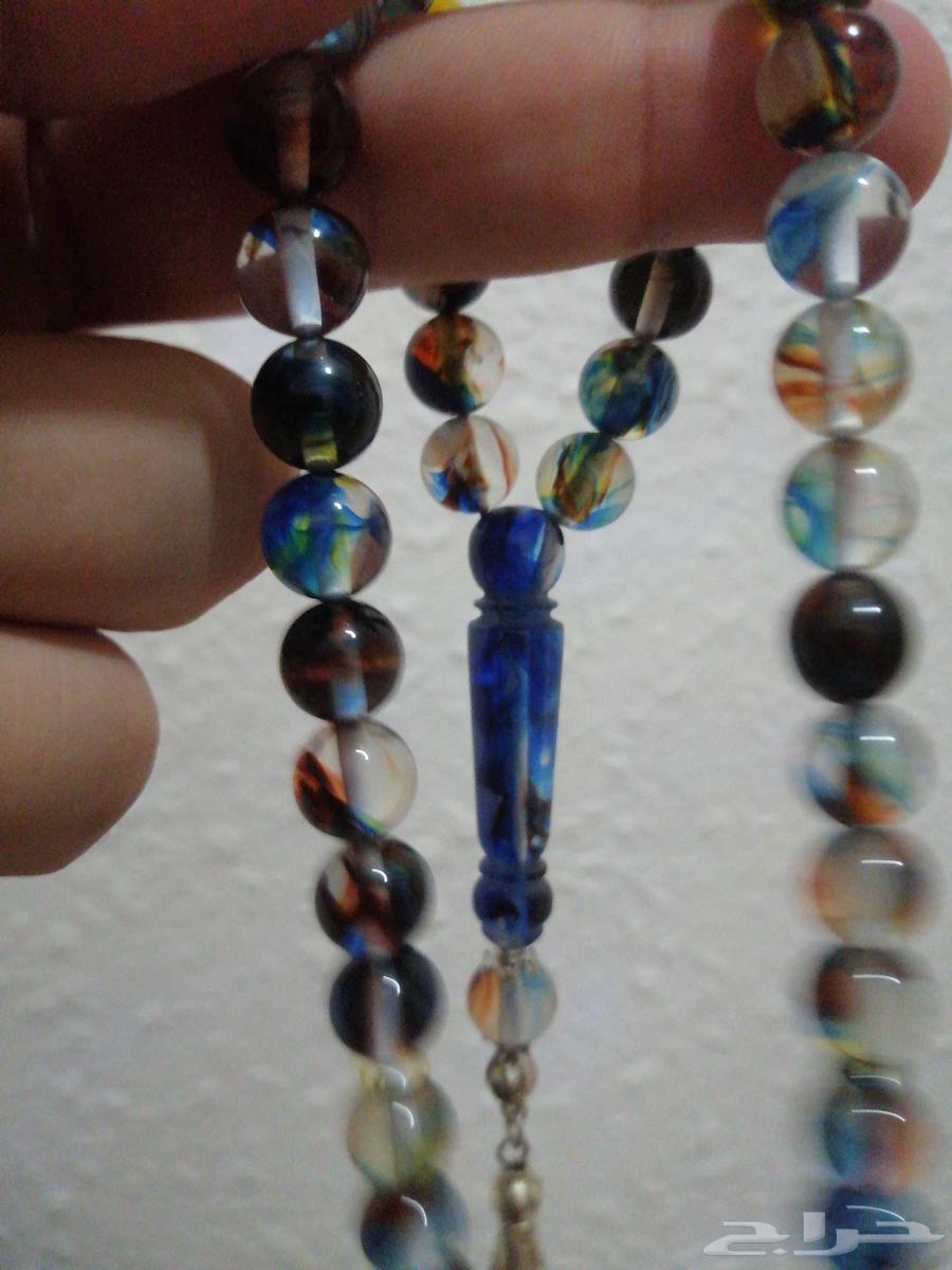 سبحة كهرمان ملونة فاخرة (جديدة).64423502491267113