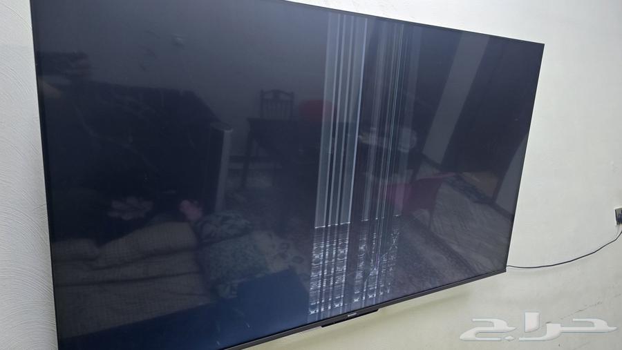 Sharp 65-inch screen not working, internal damage occurred with 2 bicycles64424199121537110