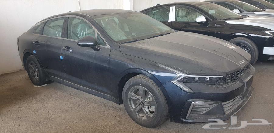 Kia K5 2024 model, blue color, standard, key start. Al-Jaber64581676544641111