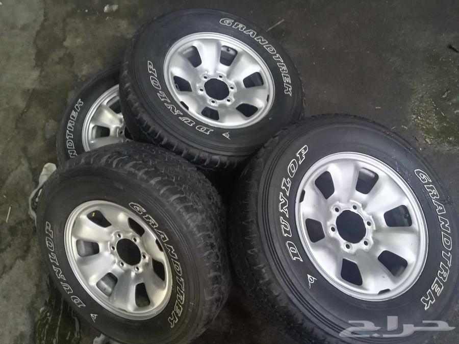 جنوط برادو ديزل حديد سته مسمار اصلي كفرات دلوب يابني مقاس 1764579828434049110