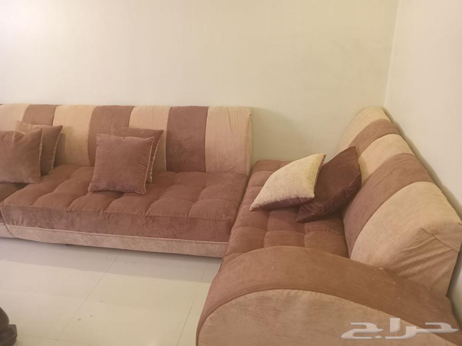 كنب كامل 8 قطع مستخدم مع 6 قطع طاوله64422394582658112