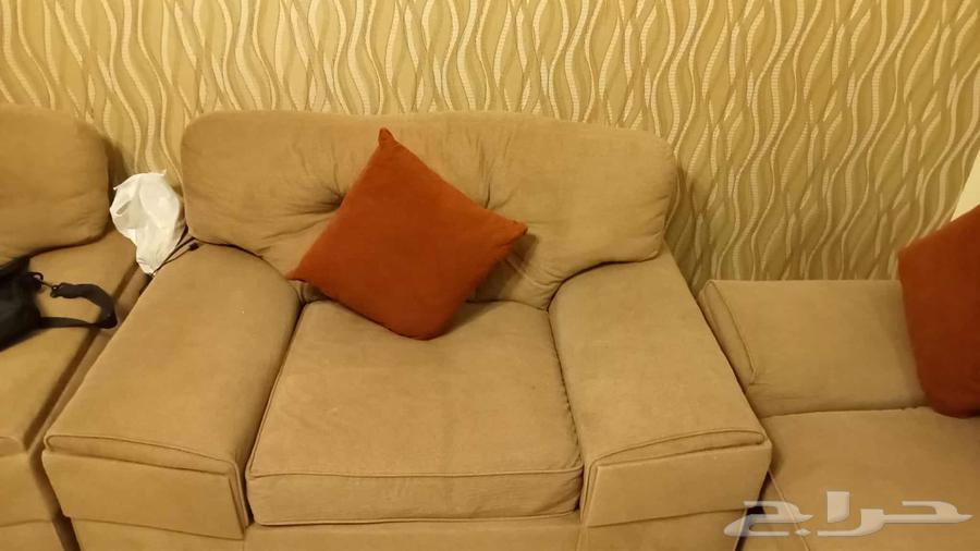 كنب أمريكي مستعمل نظيف عدد 7 أشخاصي عدد 2 كنب و2 كرسي64420148712962111