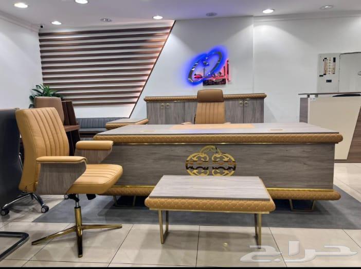 اثاث مكتب طقم مدير فخم موجود جديد جمله سعر64421053570307111