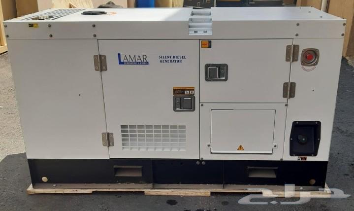 مولد كهرباء 20 كيلو صافي جديد ديزل كاتم صوت للبيع64420621008259110