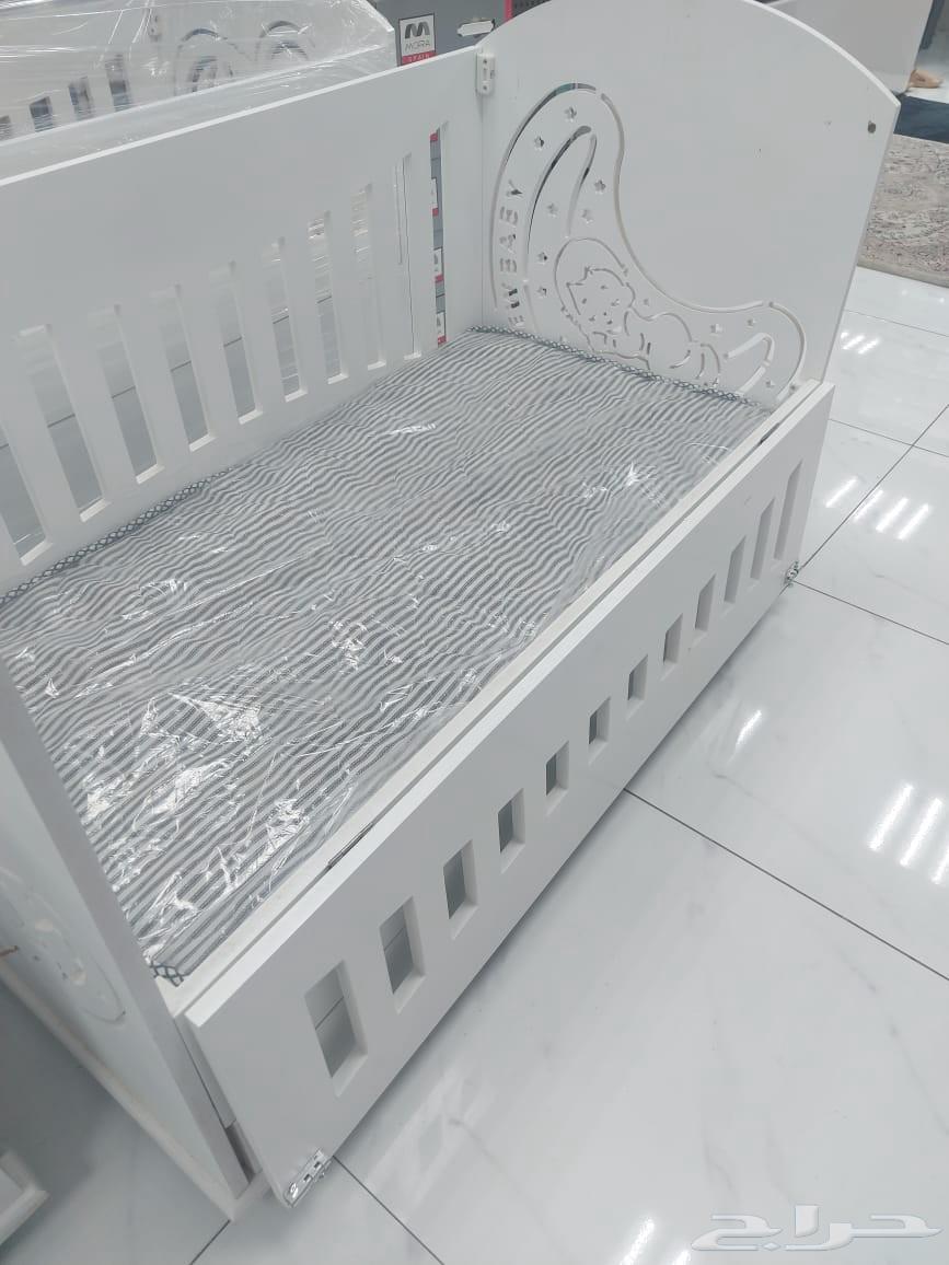 سرير أطفال خشب مواليد 60   12064421472102914114