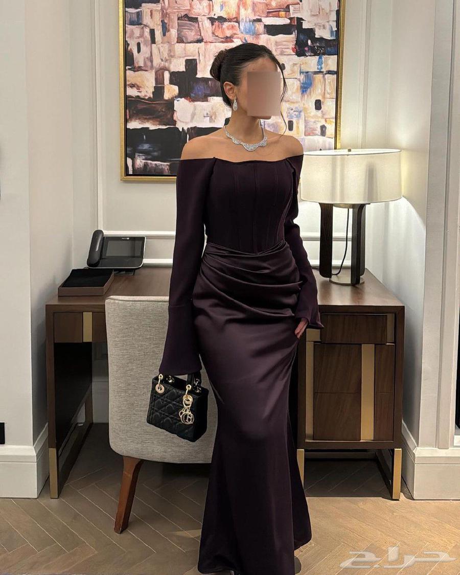 فستان ناعم قصة اوف شولدر64433390734977111