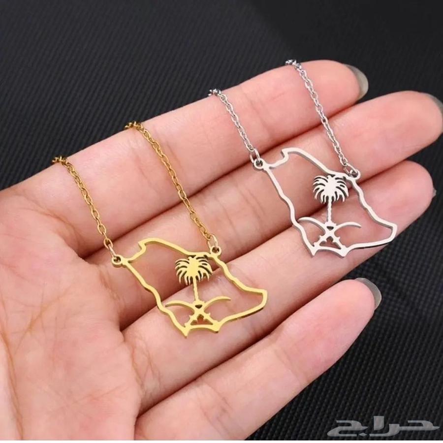 عروض اليوم الوطني95 سلسال نسائي.   سلسال خريطة ال64426537301891110