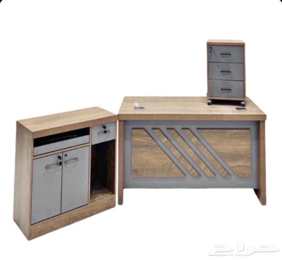 طقم مكتب مدير حديث وطاولات موظفين64430327291138112
