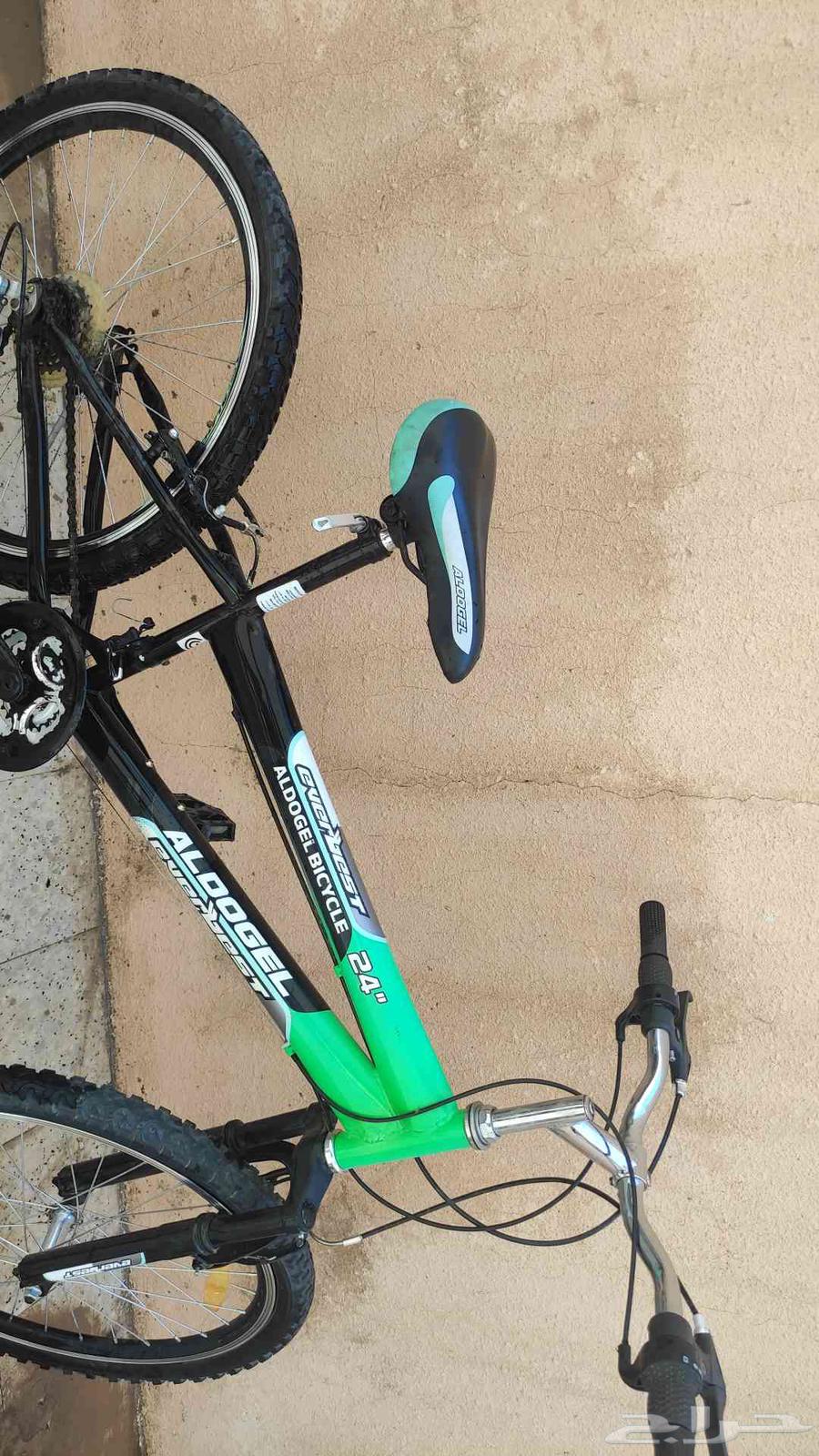 سيكل ممتاز مقاس 24 مافيه اي خراب ومركب له كفرات جديده64427771054851110