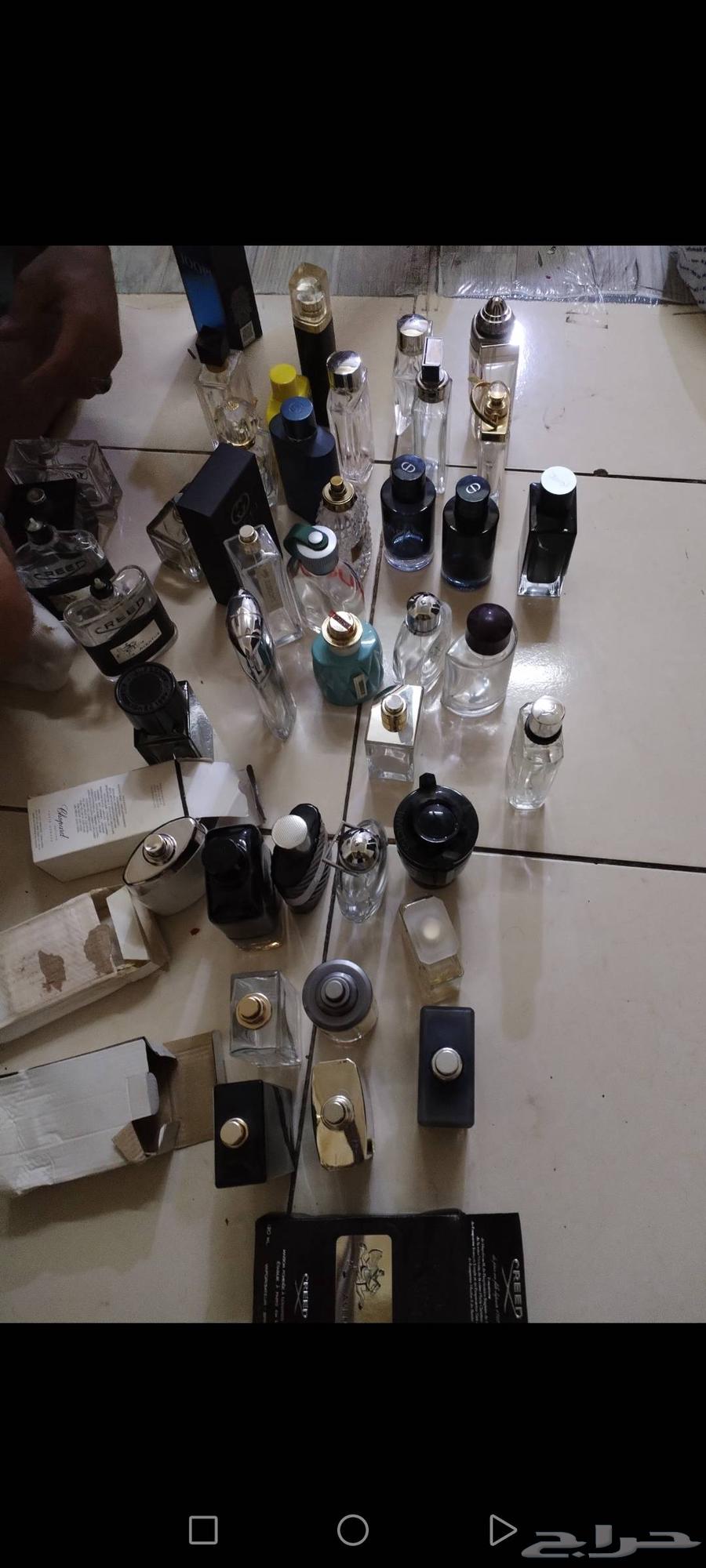 الي يبغا 600 قزازه عطور فارغه ماركه يوصلني او يبي بيعت عطور64427209633283110