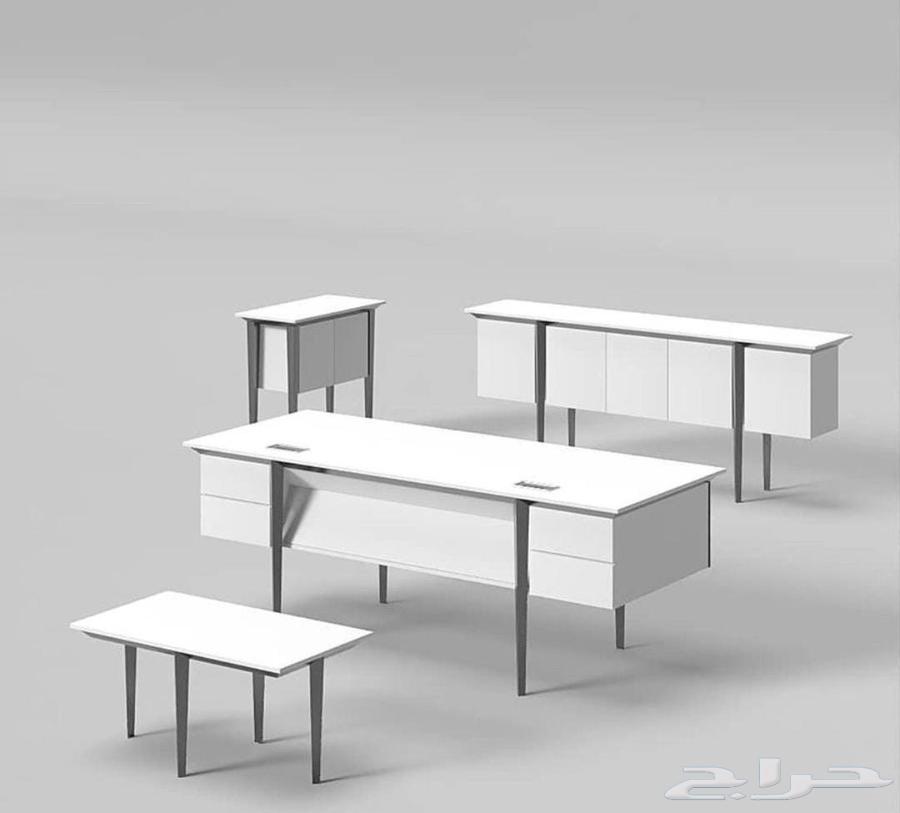 طقم مكتب مدير حديث وطاولات موظفين64430327291138111