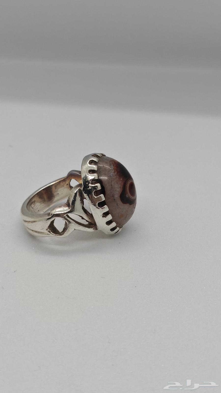 خاتم سليماني يشف العين سنتر مقاس الخاتم 16 عربي64426658344706113